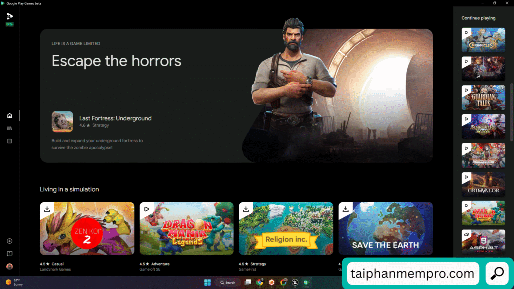 Google Play Game Beta